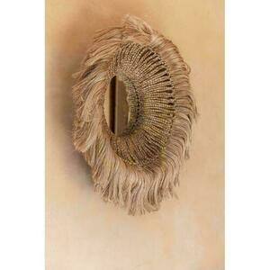 Mirror BAZAR BIZAR Abaca Grass Natural 85x85 cm small 3