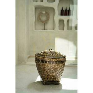 Storage Basket BAZAR BIZAR Colonial Collection Rattan Natural Brown M 1 Storage Basket BAZAR BIZAR Colonial Collection Rattan Natural Brown M small 1