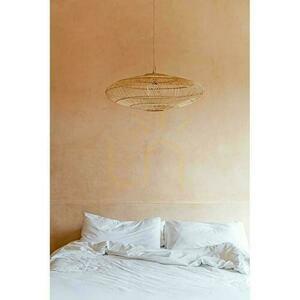 Rattan Pendant Light BAZAR BIZAR Natural Boho 75x75 cm Macaron M 1 Rattan Pendant Light BAZAR BIZAR Natural Boho 75x75 cm Macaron M small 1