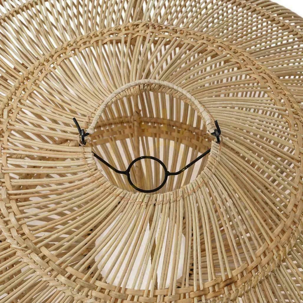 Preview Rattan Pendant Light BAZAR BIZAR Natural Boho 75x75 cm Macaron M Rattan Pendant Light BAZAR BIZAR Natural Boho 75x75 cm Macaron M