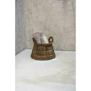 Wicker Basket BAZAR BIZAR Banana Leaf Natural 42x42x31.5 cm small 1