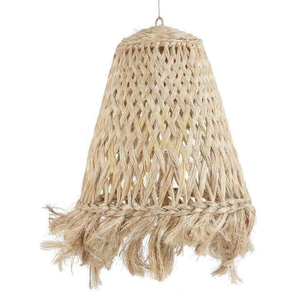 Pendelleuchte BAZAR BIZAR Abaca Jelly Fish Natur Beige Grass Collection L