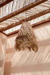 BAZAR BIZAR Abaca Jelly Fish M natural abaca lampshade 53 × 70 cm small 7