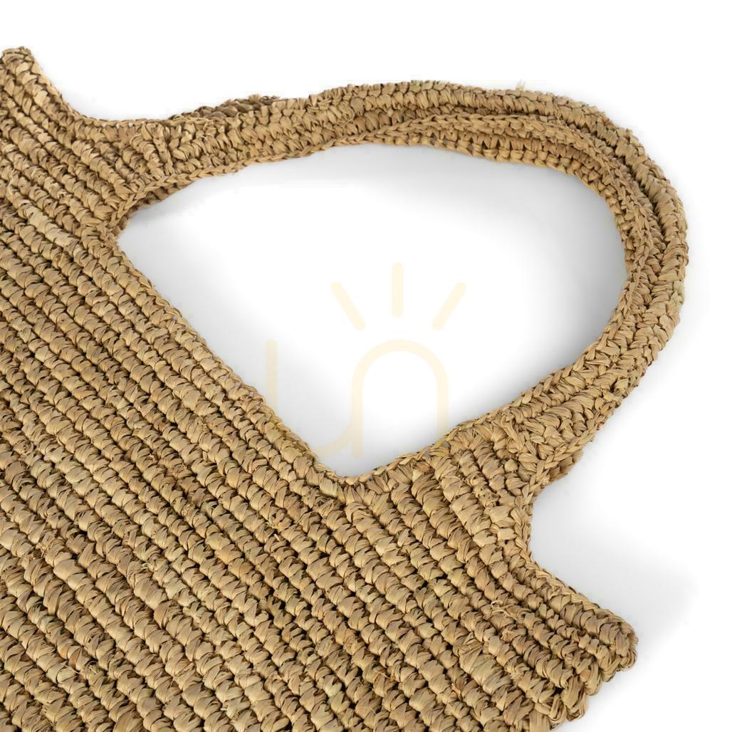 Display Raffia Shopper Bag BAZAR BIZAR Natural Beige 40 cm Raffia Shopper Bag BAZAR BIZAR Natural Beige 40 cm