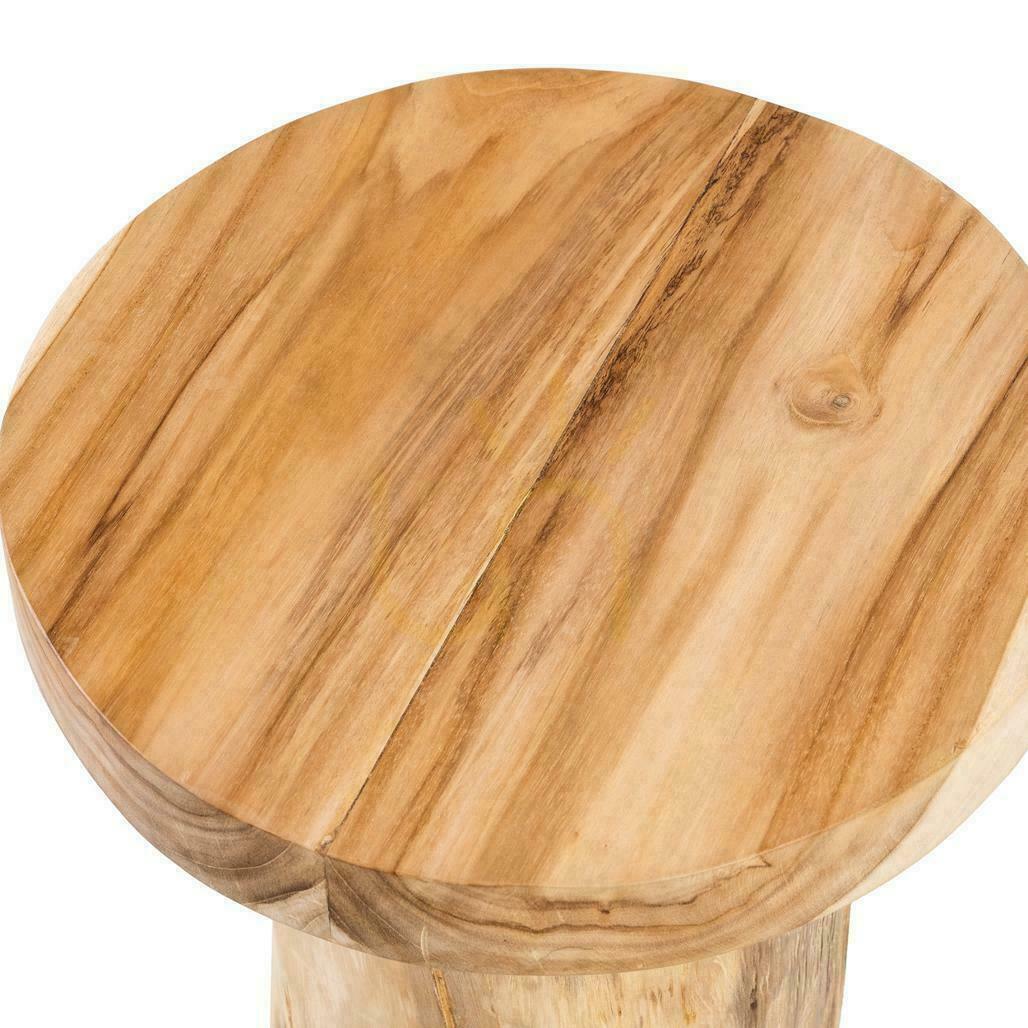 Preview Side Table BAZAR BIZAR Inti Natural Teak Wood 45 cm Stools & Side Tables Side Table BAZAR BIZAR Inti Natural Teak Wood 45 cm Stools & Side Tables