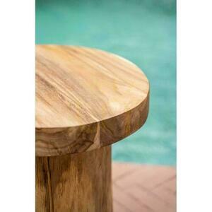 Side Table BAZAR BIZAR Inti Natural Teak Wood 45 cm Stools & Side Tables 3 Side Table BAZAR BIZAR Inti Natural Teak Wood 45 cm Stools & Side Tables small 3