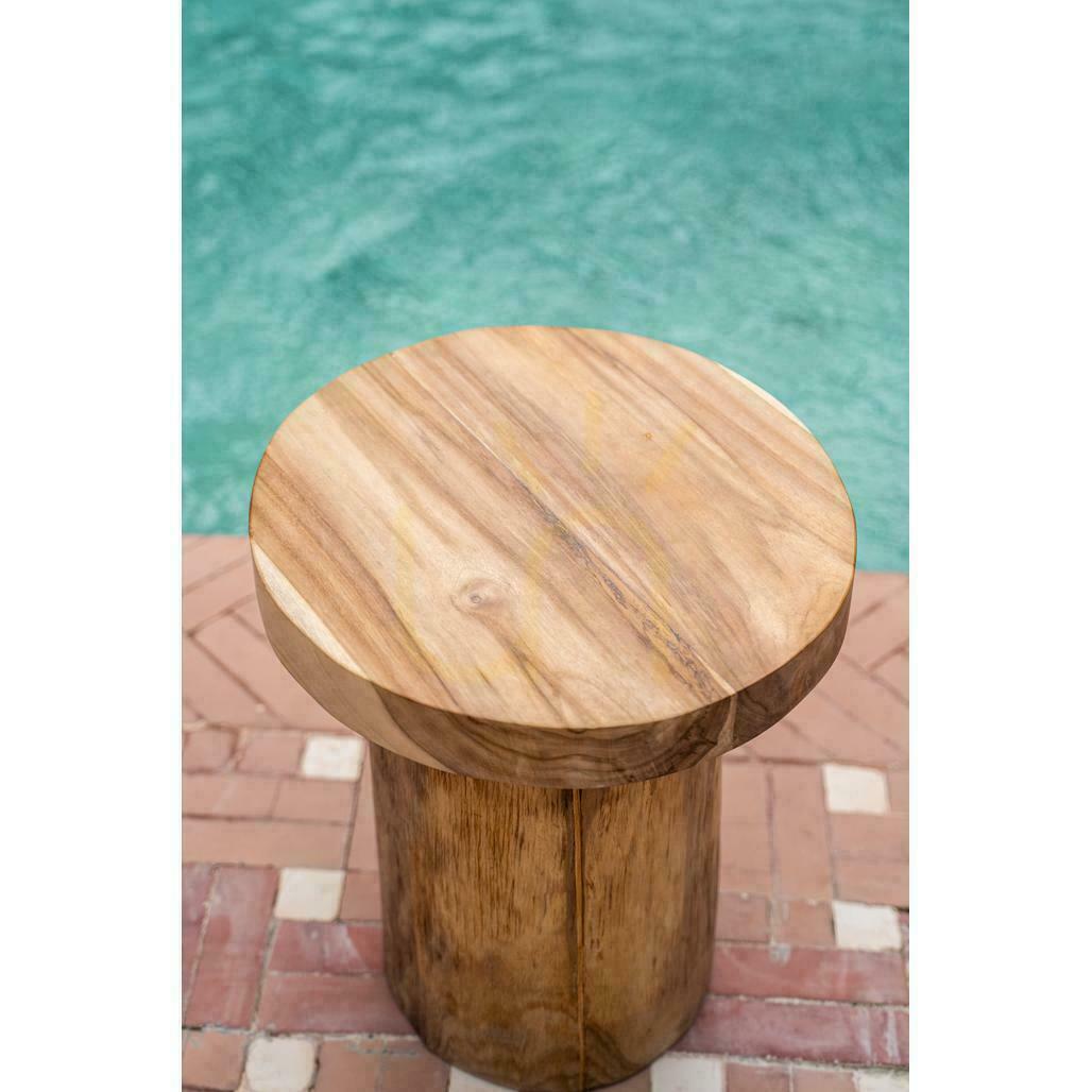 Preview Side Table BAZAR BIZAR Inti Natural Teak Wood 45 cm Stools & Side Tables Side Table BAZAR BIZAR Inti Natural Teak Wood 45 cm Stools & Side Tables