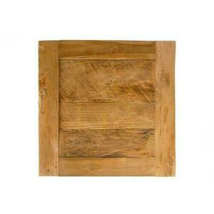 Teak Side Table BAZAR BIZAR Natural 50x40 cm small 2