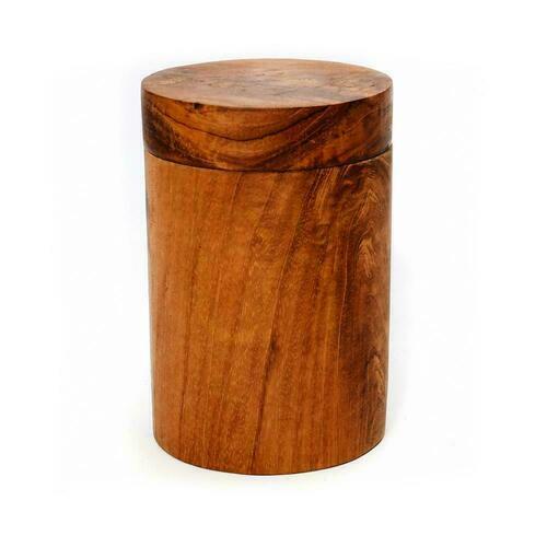 Check BAZAR BIZAR Teak Root Jar L Natural Teak Wood Teak Root Collection