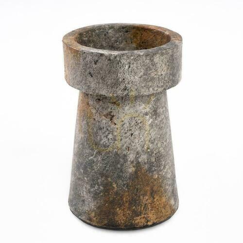 Check The Gypsy Candle Holder - Antique Grey - L