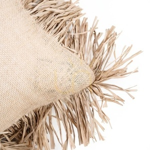 The Jute Bonita Cushion Cover - Natural - 30x50 small 2