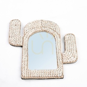BAZAR BIZAR Cactus Shell Mirror White Glass 40 cm 3 BAZAR BIZAR Cactus Shell Mirror White Glass 40 cm small 3