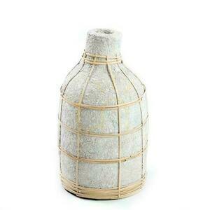 Vase BAZAR BIZAR Terracotta Collection Concrete Natural Terracotta Rattan L small 0