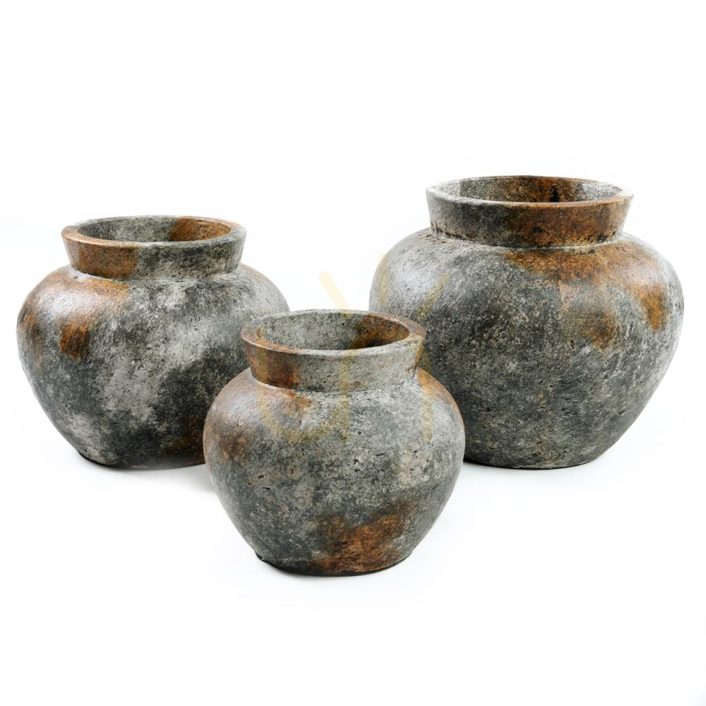 View The Funky Vase - Antique Grey - S The Funky Vase - Antique Grey - S