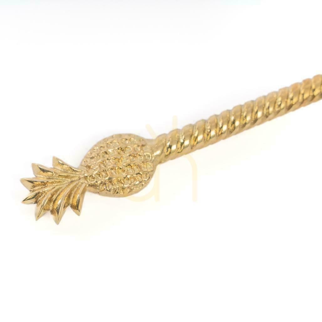 View BAZAR BIZAR Gold Brass Pineapple Salad Spoon 26 cm BAZAR BIZAR Gold Brass Pineapple Salad Spoon 26 cm