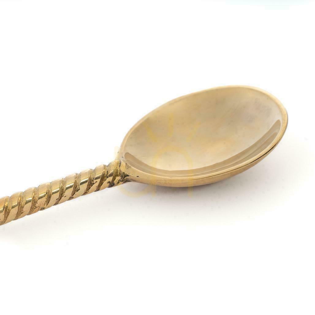 Preview Brass Gold Palm Tree Salad Spoon BAZAR BIZAR Brass Gold Palm Tree Salad Spoon BAZAR BIZAR