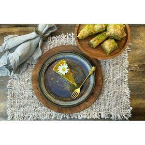 BAZAR BIZAR Gold Brass Pineapple Fork, 22 cm small 2