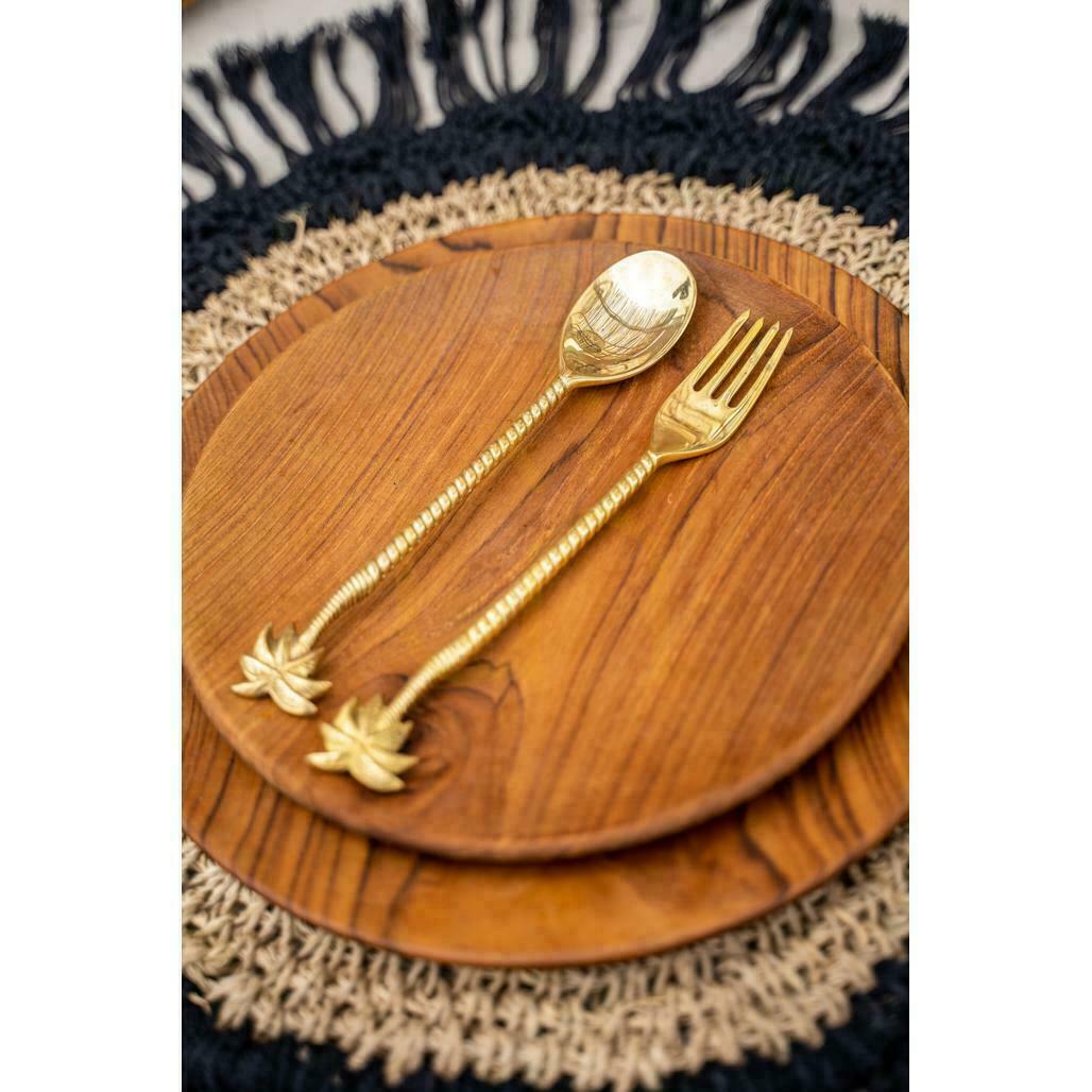 View Brass Palm Tree Spoon BAZAR BIZAR Gold 22 cm Brass Palm Tree Spoon BAZAR BIZAR Gold 22 cm