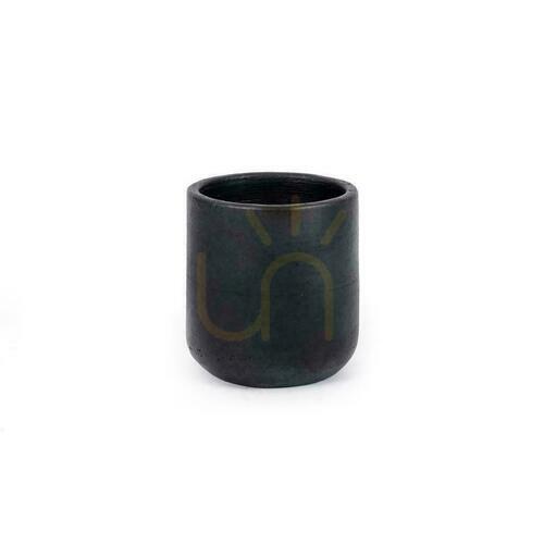 Check Terracotta Cup BAZAR BIZAR Black Burned Collection 8 cm