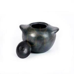 Terracotta Jar BAZAR BIZAR Black Burned Collection L 4 Terracotta Jar BAZAR BIZAR Black Burned Collection L small 4