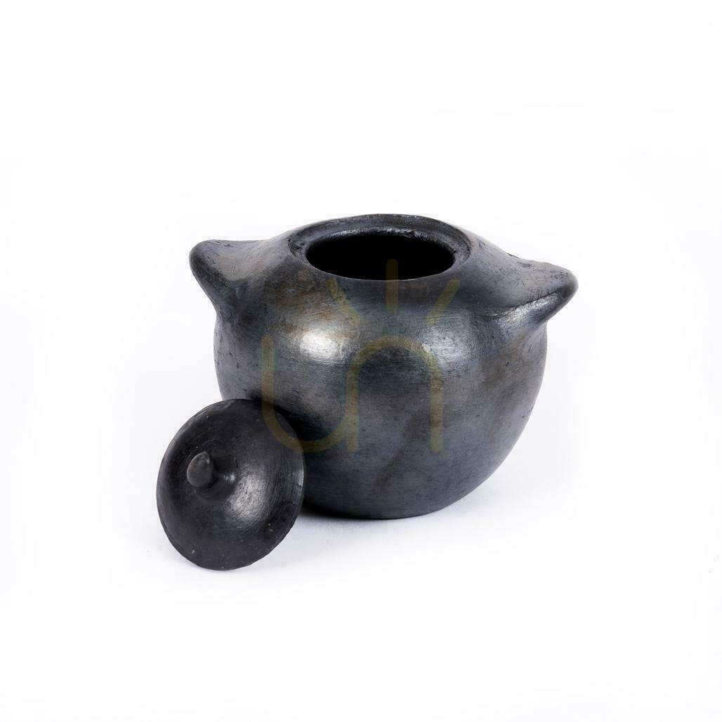 Show Terracotta Jar BAZAR BIZAR Black Burned Collection L Terracotta Jar BAZAR BIZAR Black Burned Collection L