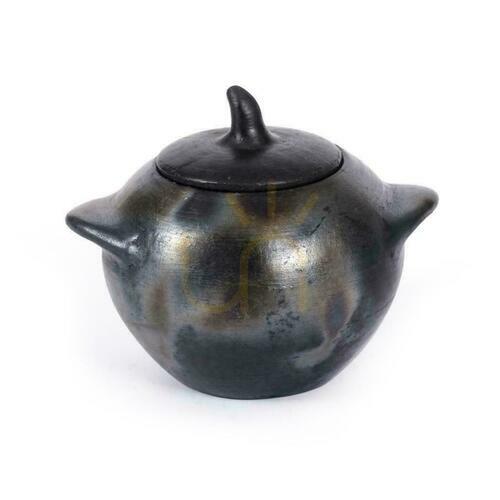 Check Terracotta Jar BAZAR BIZAR Black Burned Collection L
