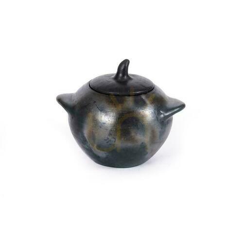 Check Terracotta Jar BAZAR BIZAR Black M Burned Collection