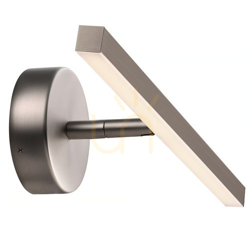 Check Nordlux IP S13 LED bathroom lamp brushed steel