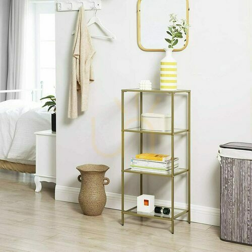 Check 4-Tier Glass Shelving Unit - LGT28G