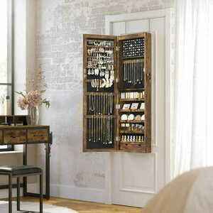 Jewelry cabinet with mirror - JJC93CB small 5