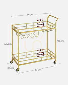 Bar on wheels - LRC090A03 small 6