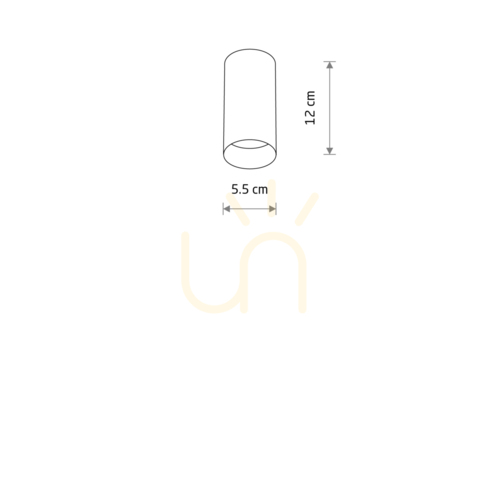 Check Nowodvorski MONO Black/Gold S 10779 Surface-Mounted GU10 R50 Light