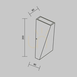 TIMES SQUARE outdoor wall lamp O580WL-L6B IP54 Maytoni small 10