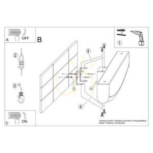Wall lamp JORUN white LED 3000K Thoro 10 Wall lamp JORUN white LED 3000K Thoro small 10