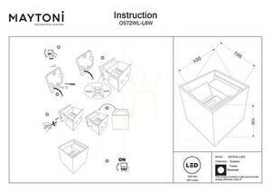 FULTON outdoor wall lamp O572WL-L6W IP54 Maytoni small 8