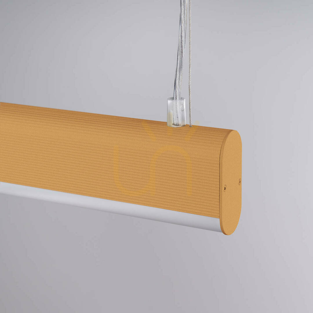 Show Pendant lamp FARGE gold LED 3000K Thoro Pendant lamp FARGE gold LED 3000K Thoro
