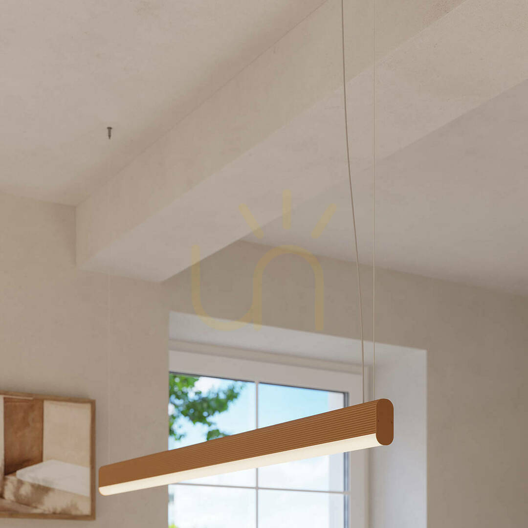 Display Pendant lamp FARGE gold LED 4000K Thoro Pendant lamp FARGE gold LED 4000K Thoro