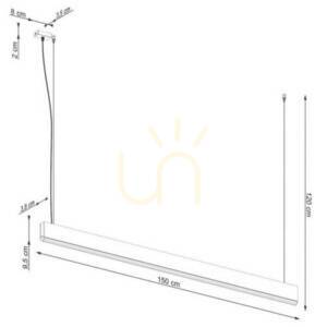 Pendant lamp LYKKE 150 LED 4000K Thoro small 3