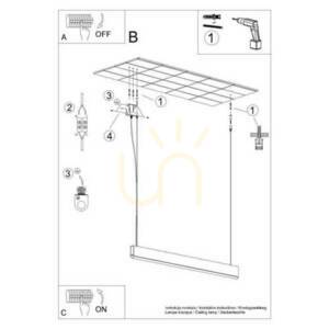 Pendant lamp LYKKE 150 LED 4000K Thoro small 4
