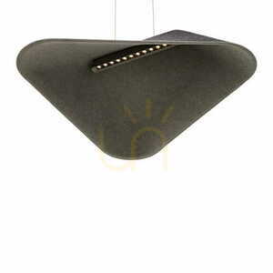 Pendant Light Max Light Carbon P0567 Black Grey Felt 50 cm LED 8W 2 Pendant Light Max Light Carbon P0567 Black Grey Felt 50 cm LED 8W small 2