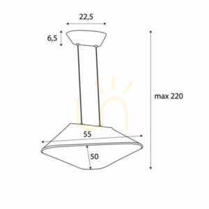Pendant Light Max Light Carbon P0567 Black Grey Felt 50 cm LED 8W 4 Pendant Light Max Light Carbon P0567 Black Grey Felt 50 cm LED 8W small 4