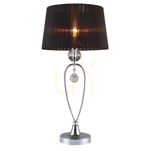 Check Desk Lamp Italux Vivien Black Metal E14 Dimmable MTM1637-1BL