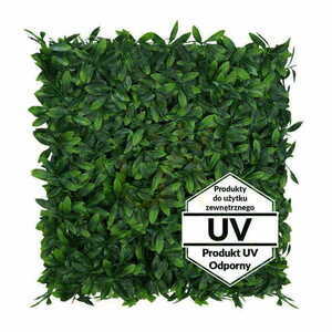 Artificial green UV Laurel mat 50x50cm small 0