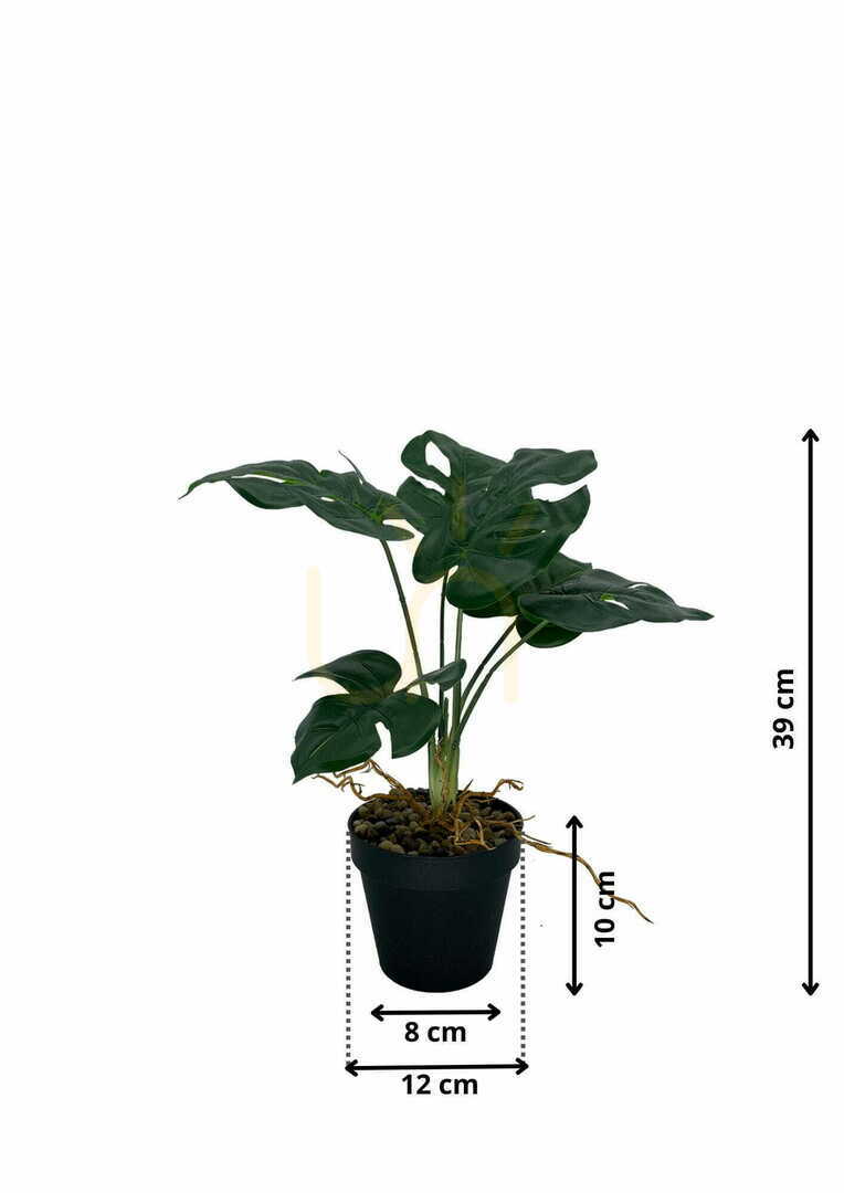 View Artificial Monstera Plant 39 cm Artificial Monstera Plant 39 cm