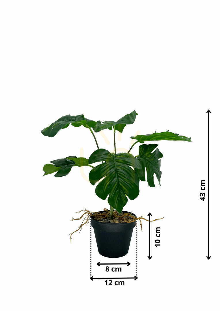 View Artificial Monstera Hollow Plant 43 cm Artificial Monstera Hollow Plant 43 cm