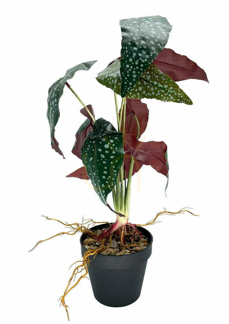 Preview Artificial Begonia Rosie Plant 47 cm Artificial Begonia Rosie Plant 47 cm