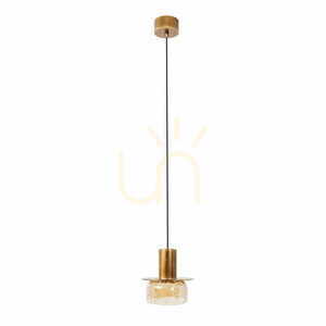 Pendant Light Max Light Signature P0601 Brass Amber Glass LED 3000K 1 Pendant Light Max Light Signature P0601 Brass Amber Glass LED 3000K small 1