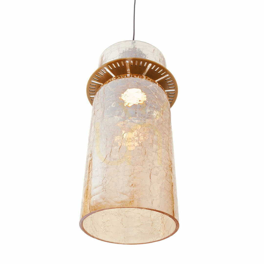 View Pendant Light Max Light Signature B P0602 Brass Amber Glass LED 3000K Pendant Light Max Light Signature B P0602 Brass Amber Glass LED 3000K