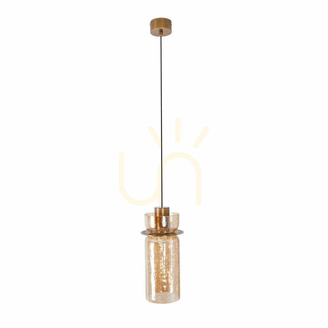 Preview Pendant Light Max Light Signature B P0602 Brass Amber Glass LED 3000K Pendant Light Max Light Signature B P0602 Brass Amber Glass LED 3000K