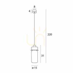 Pendant Light Max Light Signature B P0602 Brass Amber Glass LED 3000K 3 Pendant Light Max Light Signature B P0602 Brass Amber Glass LED 3000K small 3